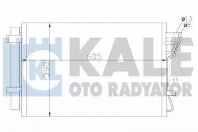 KALE OTO RADYATOR 342535 -  Конденсатор, кондиционер
